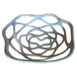Coupe Centre de Table Design Aluminium Style Vintage #E406