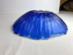 Coupe décorative bleu cobalt