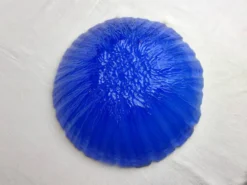 Coupe décorative bleu cobalt