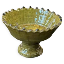 Coupe dentelee sur pied tamegroute - jaune