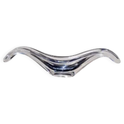 Coupe en cristal estampillée Baccarat France, design art de la table