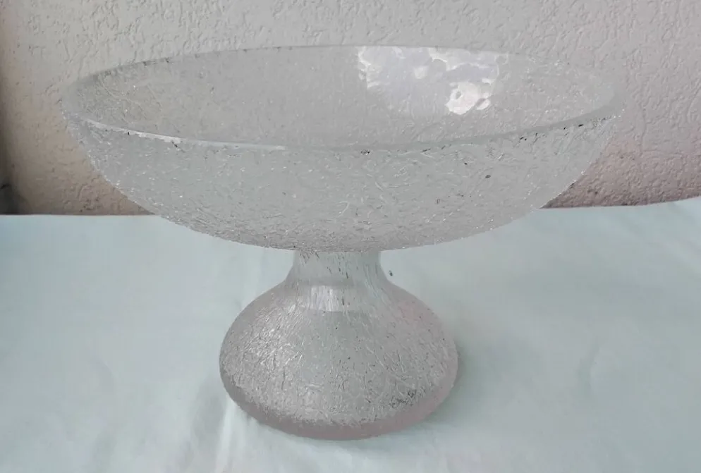 Coupe en cristal sur pied