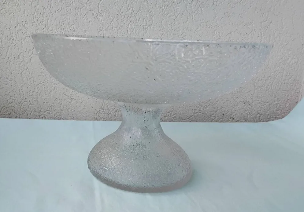Coupe en cristal sur pied