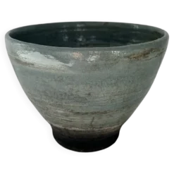 Coupe en raku céladon