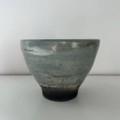Coupe en raku céladon