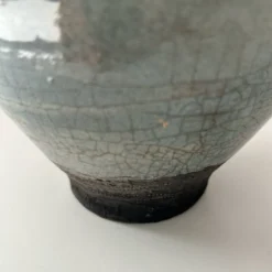Coupe en raku céladon