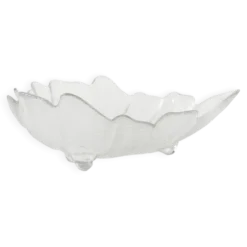 Coupe en verre en forme de feuille, design danois, années 1970, fabriquée au Danemark