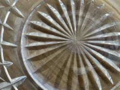 Coupe en verre et cristal taillé