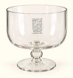 Coupe en Verre Soufflé Bouche La Rochère - Verrerie Artisanale