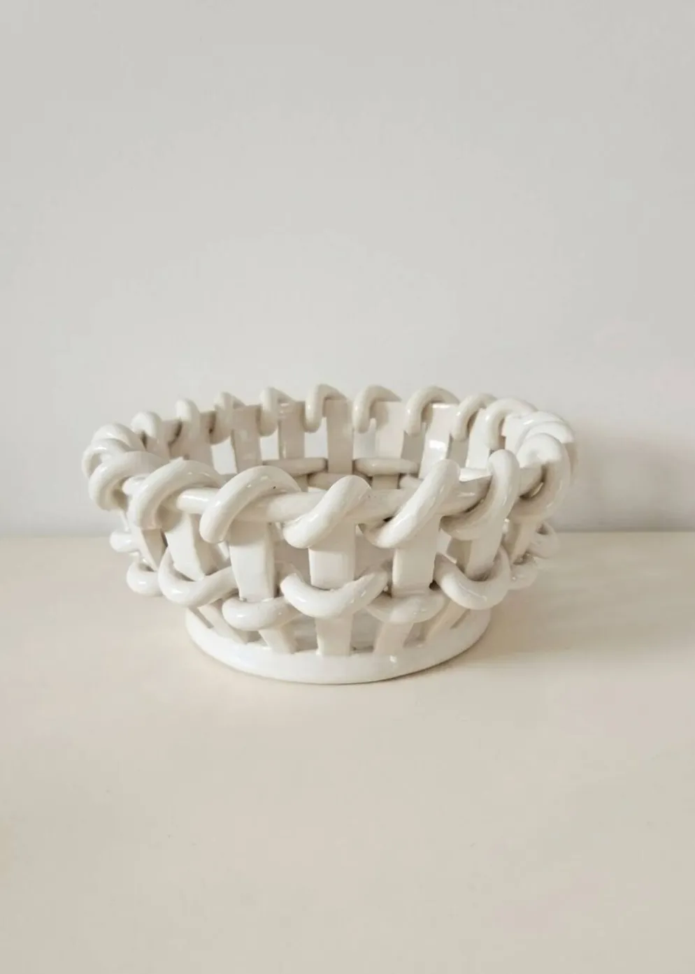 Coupe faïence de Malicorne