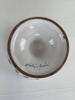 Coupe à fruit ajourée signée Lallier à Moustier