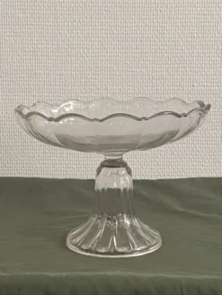 Coupe à fruit en verre