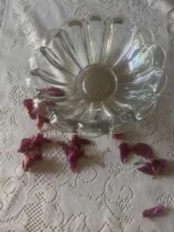 Coupe à fruits en cristal Art déco dans le goût de Pierre d’Avesn