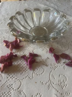 Coupe à fruits en cristal Art déco dans le goût de Pierre d’Avesn