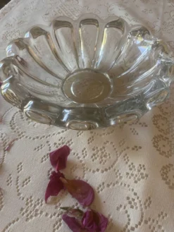 Coupe à fruits en cristal Art déco dans le goût de Pierre d’Avesn