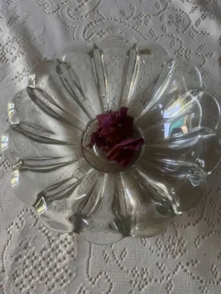Coupe à fruits en cristal Art déco dans le goût de Pierre d’Avesn
