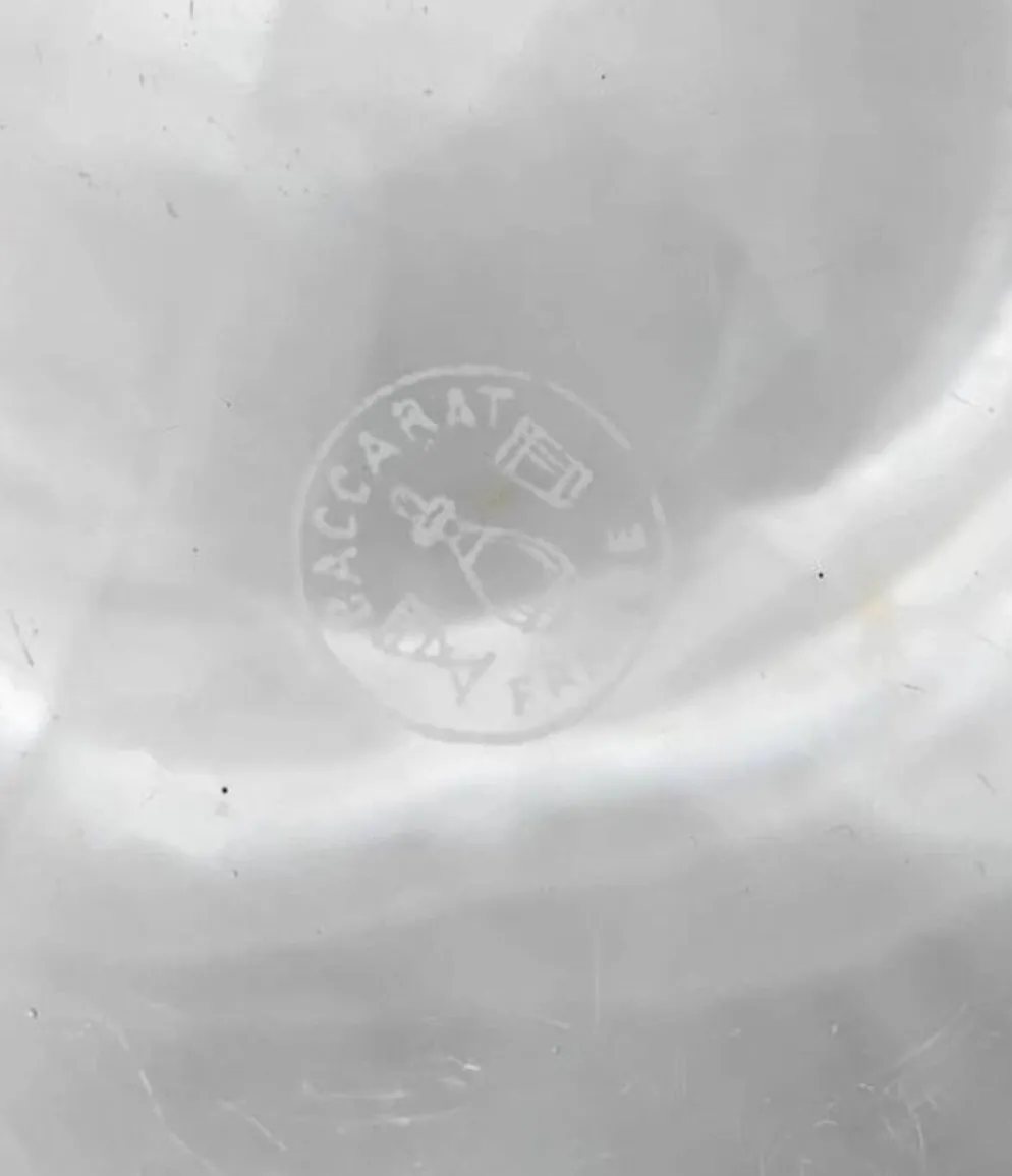 Coupe à fruits en cristal Baccarat France