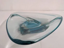 Coupe à fruits ou vide-poches XL en verre Murano, Italie vers 1970
