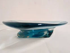 Coupe à fruits ou vide-poches XL en verre Murano, Italie vers 1970
