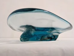 Coupe à fruits ou vide-poches XL en verre Murano, Italie vers 1970