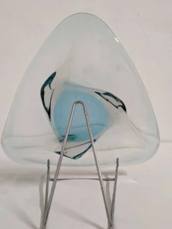 Coupe à fruits ou vide-poches XL en verre Murano, Italie vers 1970