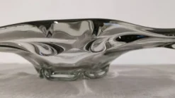 Coupe à fruits, vide-poche XXL en verre Murano, Italie vers 1970