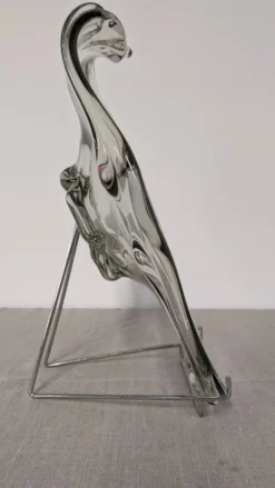 Coupe à fruits, vide-poche XXL en verre Murano, Italie vers 1970