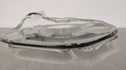Coupe à fruits, vide-poche XXL en verre Murano, Italie vers 1970