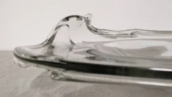 Coupe à fruits, vide-poche XXL en verre Murano, Italie vers 1970