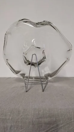 Coupe à fruits, vide-poche XXL en verre Murano, Italie vers 1970