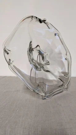 Coupe à fruits, vide-poche XXL en verre Murano, Italie vers 1970