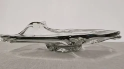 Coupe à fruits, vide-poche XXL en verre Murano, Italie vers 1970