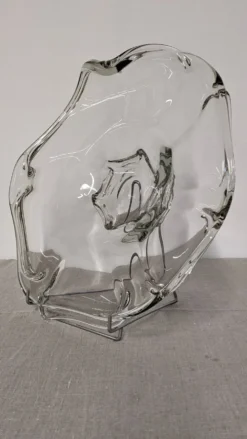 Coupe à fruits, vide-poche XXL en verre Murano, Italie vers 1970