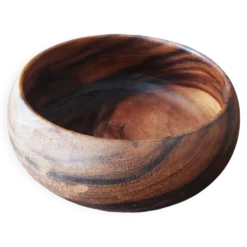 Coupe à fruits vintage en bois