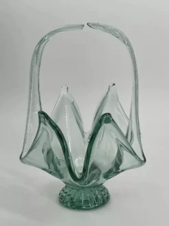 Coupe à fruit vintage en verre