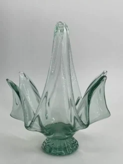 Coupe à fruit vintage en verre