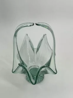 Coupe à fruit vintage en verre