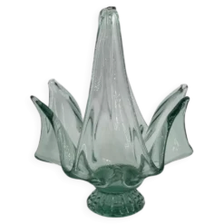 Coupe à fruit vintage en verre