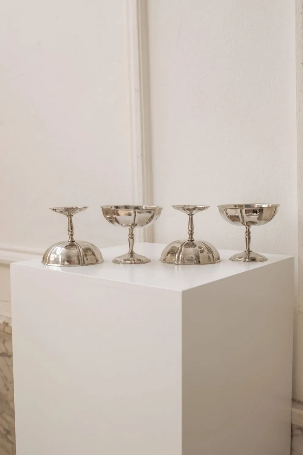 Coupe à glace ou à dessert en acier inoxydable de Jean Couzon