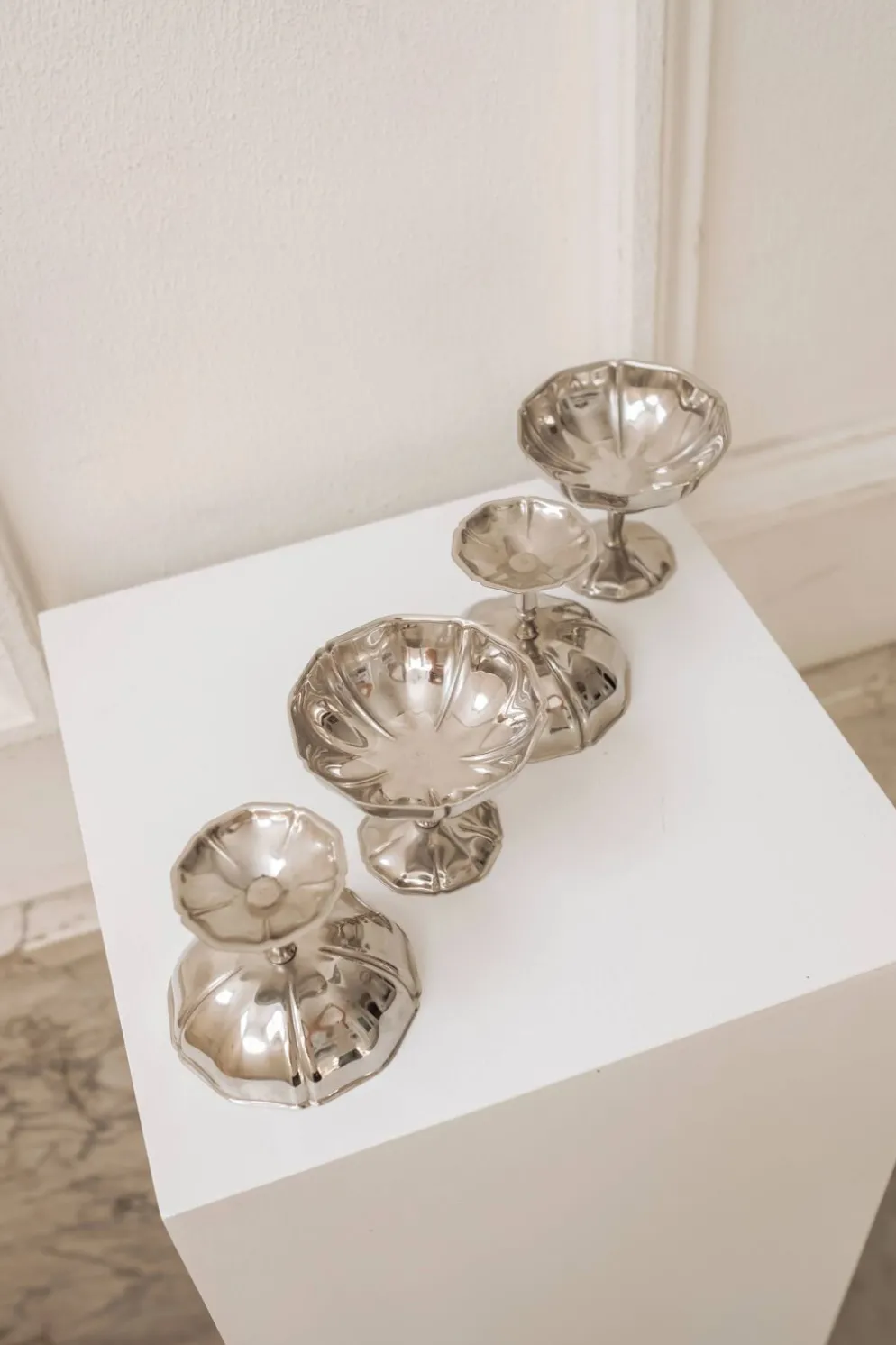 Coupe à glace ou à dessert en acier inoxydable de Jean Couzon