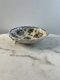 Coupelle décorative en faïence peinte à la main 20cm