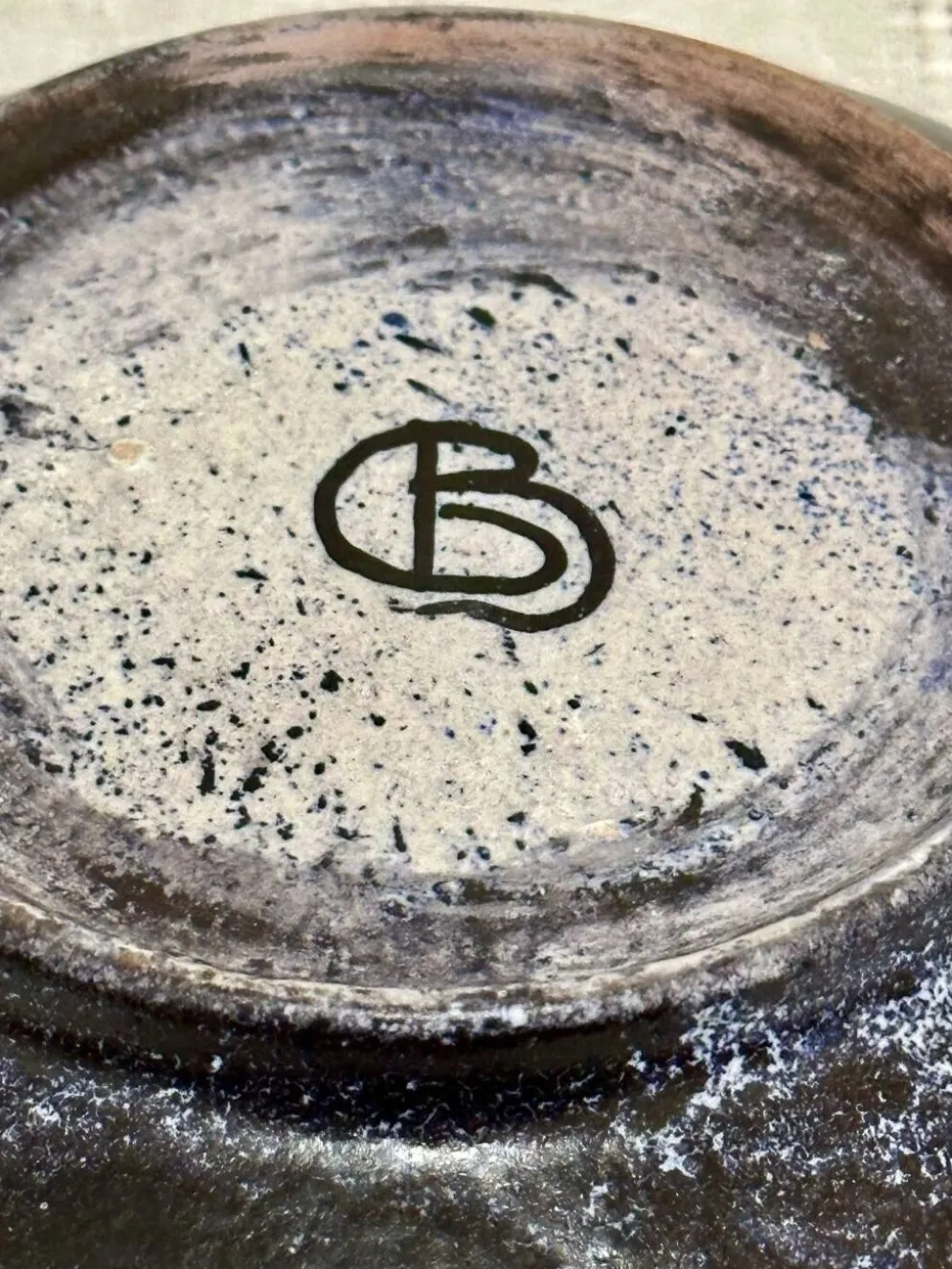 Coupelle en céramique par Bernard Buffat
