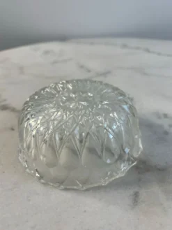 Coupelle en verre taillé 11cm