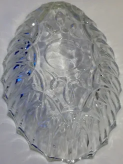 Coupelles anciennes en verre à facettes, ramequins vintage en verre ciselé