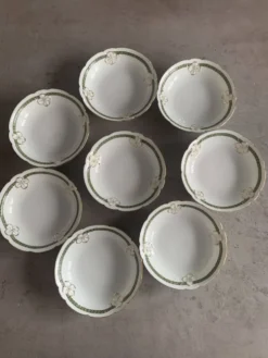 Coupelles Bernardaud en porcelaine de Limoges