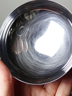 8 Coupelles à dessert sur pied en inox vintages dans le style Guy Degrenne