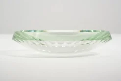 Coupelles en verre citrin Art Déco vers 1930