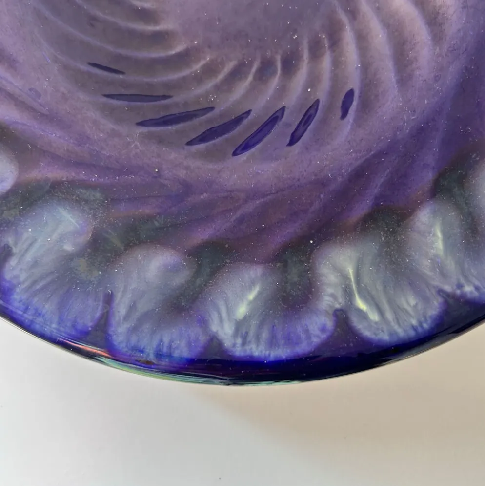 Coupe ondulée bleu encre