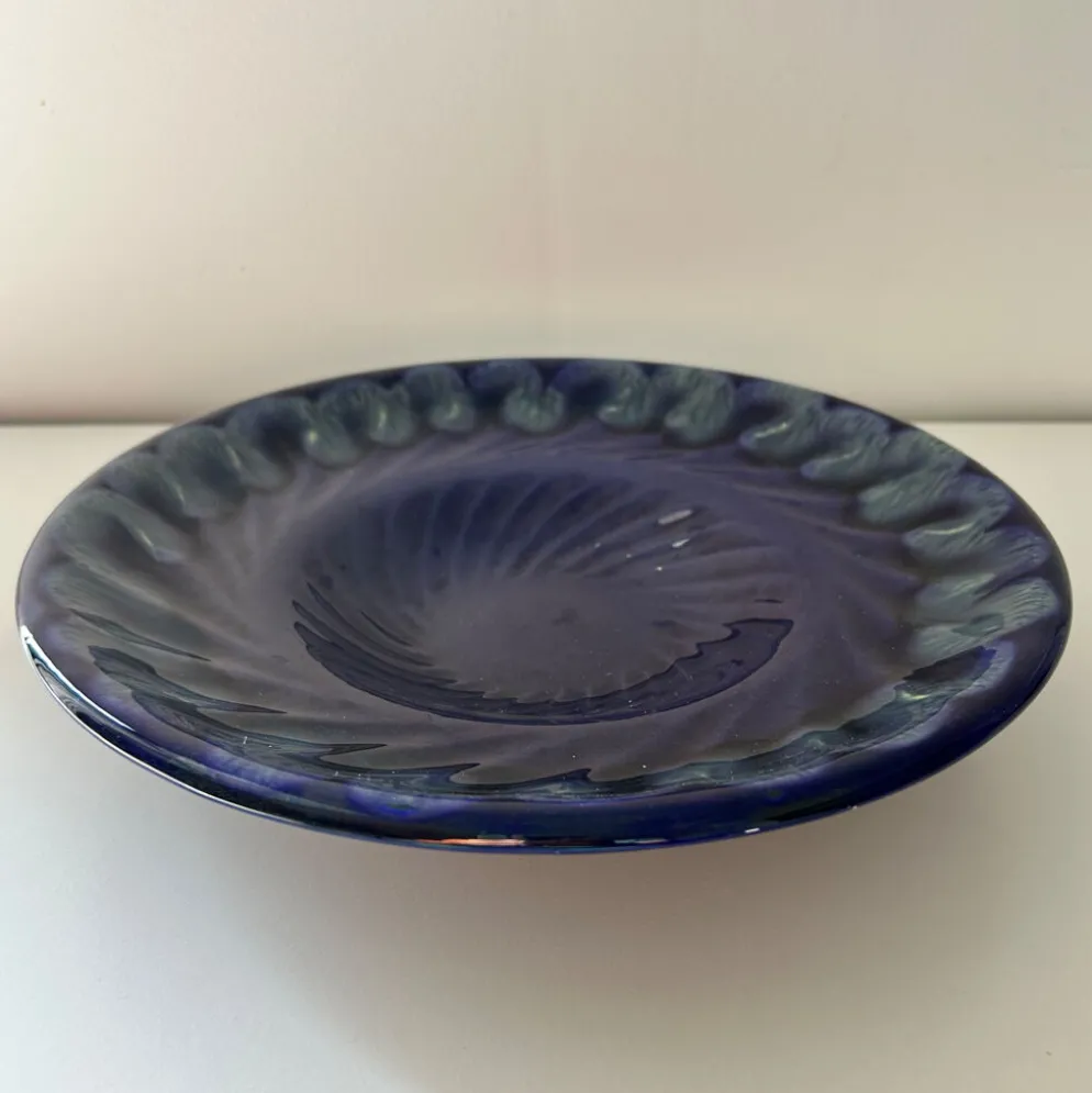 Coupe ondulée bleu encre