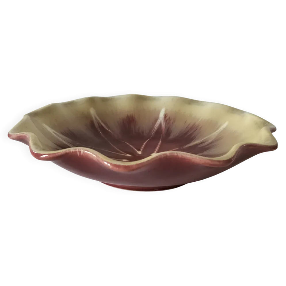 Coupe polylobée vintage en céramique émaillée Dümler & Breiden (années 60)